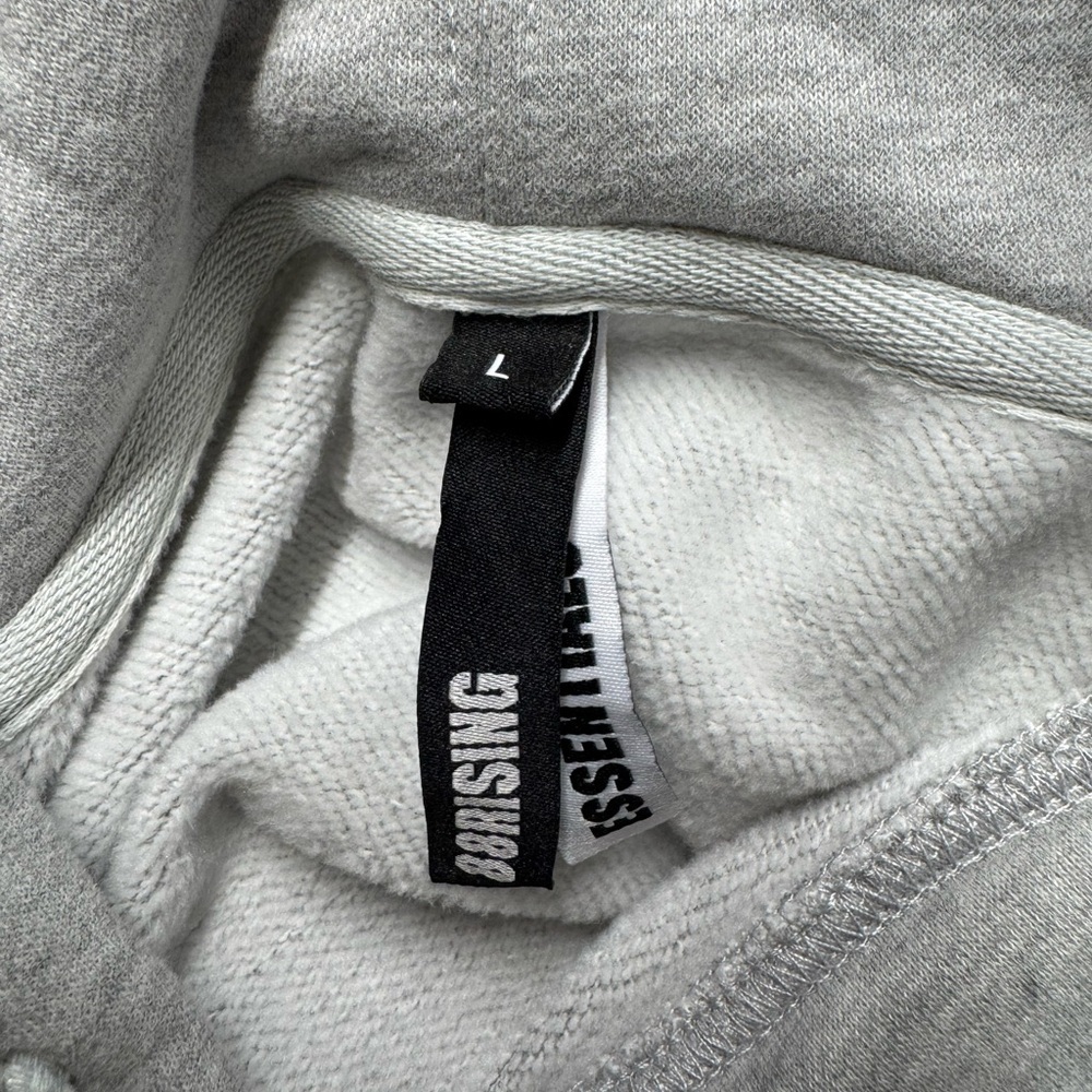 88 RISING ESSENTIALS Graphic Hoodie Gray L - Picture 8 of 9